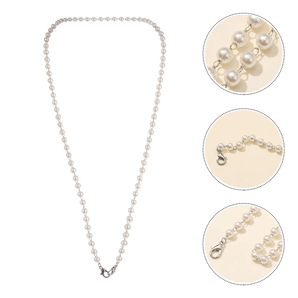 

Anti-Slip Glasses Necklace Women Neck Chain Face Mask Strap Sunglasses Cord Fixed Bead Rope Eyeglasses Lanyard Protective Chain