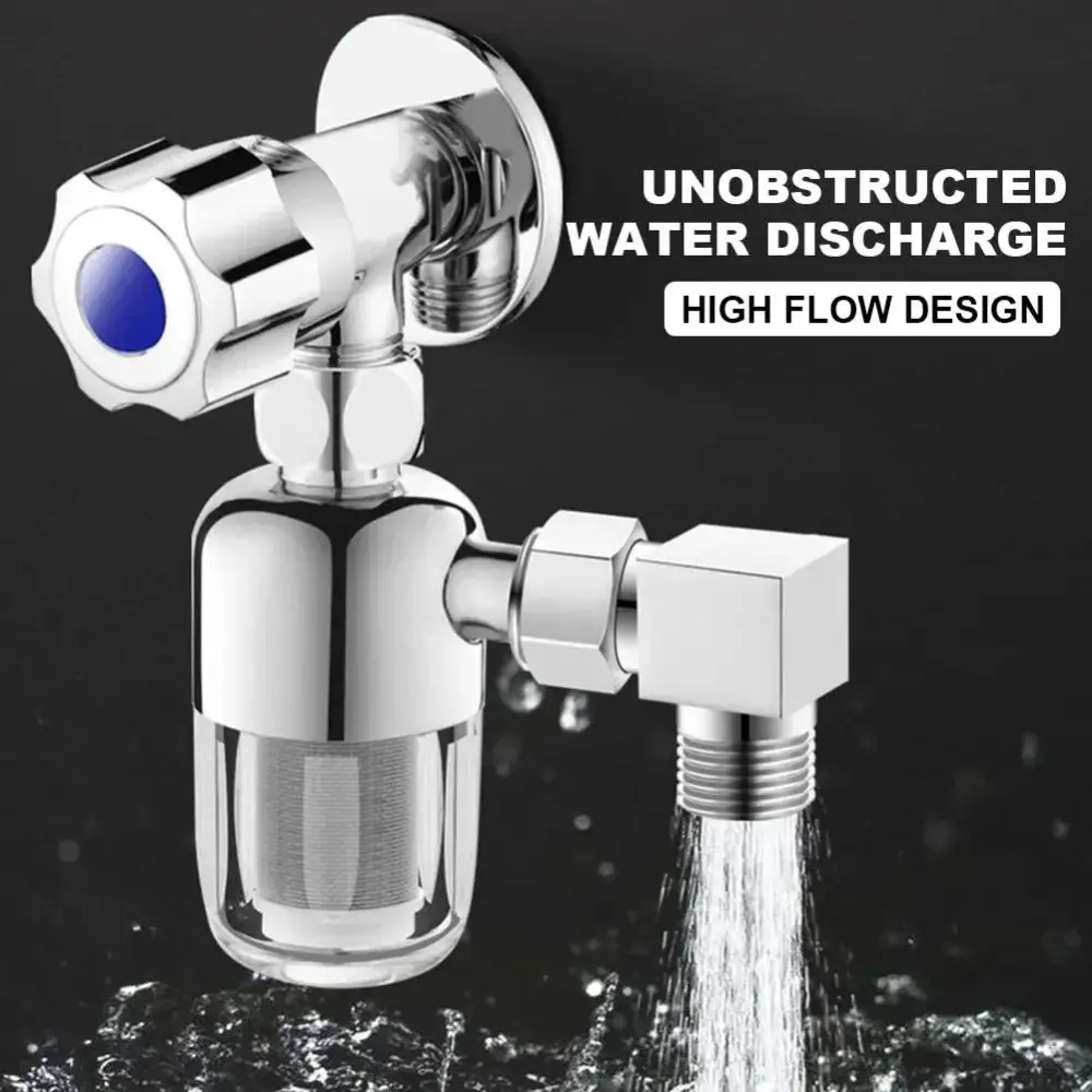 

Full Copper Pre Water Filter Stainless Steel Transparent Water Purifier Anti-scaling 4 Points Spray Head Household