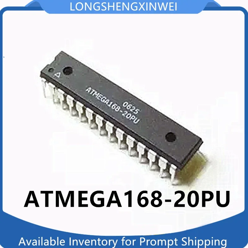 1PCS NEW ATMEGA168-20PU ATMEGA168 Inline DIP28 Microcontroller Chip