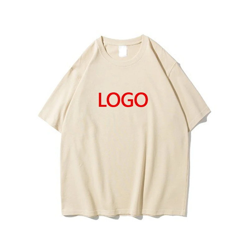 

OemTee Shirt Plain Oversized Men's T-shirts Heavy Weight tshirts Custom Men Puff Print T Shirt streetwear t-shirt korean