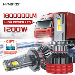 HYNBYZJ Power Supply 24V LED Truck Headlight H7 Super Bright H4 LED Headlight H1 H11 9005 9006 Truck Lorry Light Headlight Bulb