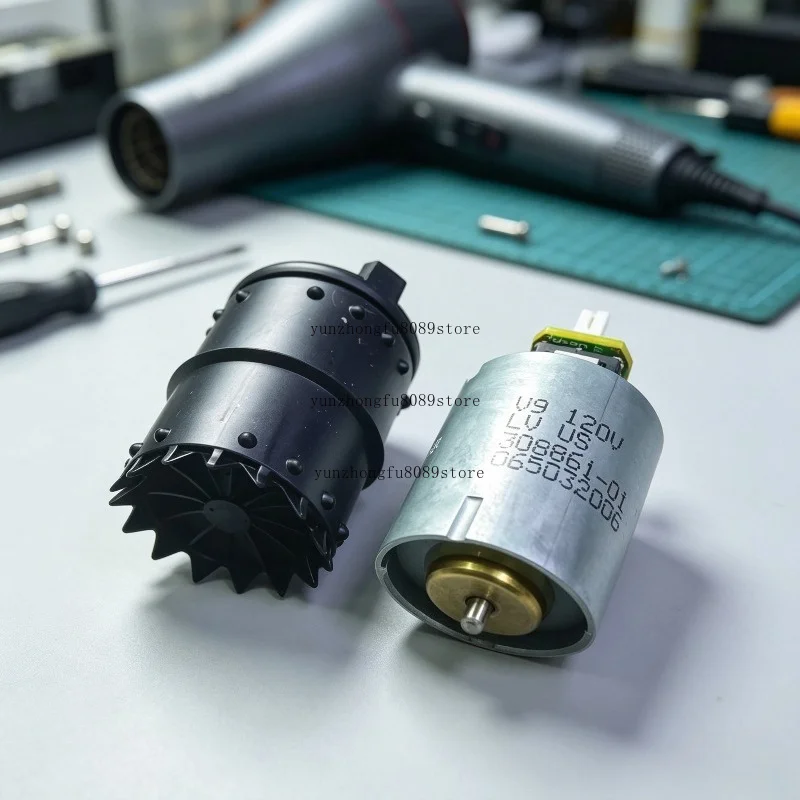 Original Disassembled V9 Hair Dryer Motor Spare Parts 220V 230V Replacement Accessory Fit HD01 HD02 HD03 HD08 HD11 HD15