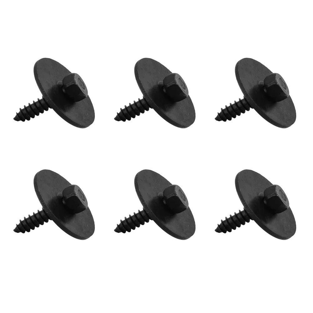 6 PCS Car Sheet Metal Screws Under Engine Sheet Metal Under Cover Screw 0019906036 For-Benz W203 W204 W207 Interior Accessories