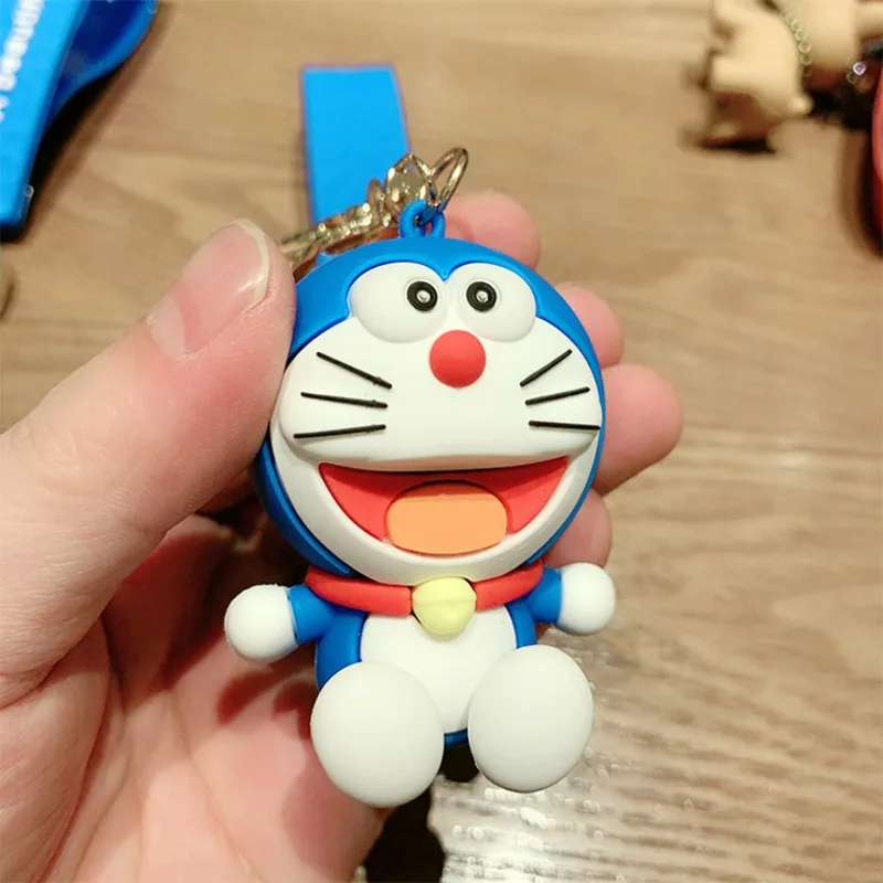 Doraemon мультяшный брелок милая кукла косплей автомобильный брелок для ключей рюкзак кулон Kawaii украшения ювелирные изделия аниме украшение кулон подарок