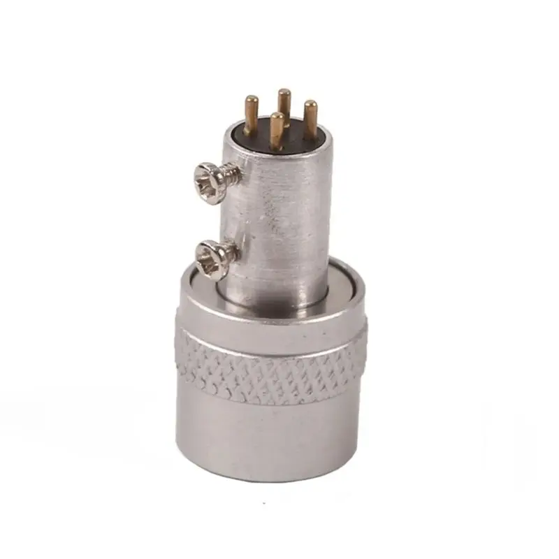 Aluminum Alloy SME Headshell Socket Connector 24K Gold-Plated Pin Fits 7.94-8mm Tonearms for SL Turntables