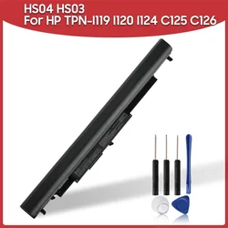 Neue ersatz batterie 2670mah hs04 hs03 für hp TPN-I124 i120 c126 348 g3 807957 g4 HSTNN-PB6T 76586-001 wiederauf ladbare batterien