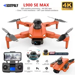 L900 Pro SE MAX GPS Drone 4K Profesjonalna podwójna kamera HD 5G WIFI FPV 360° °   Unikanie przeszkód Bezszczotkowy quadcopter zdalnie sterowany Drony Zabawki