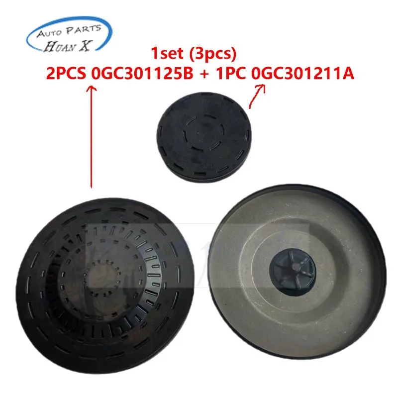 

1set (3pcs) 0GC301211A 0GC301125B 0GC DQ381 Automatic Transmission Case Cover Seal for VW AUDI 0GC Gearbox Car Accessories