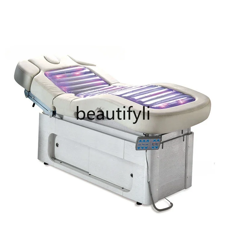 Electric beauty high-end spa massage bed lifting facial micro plastic surgery bed