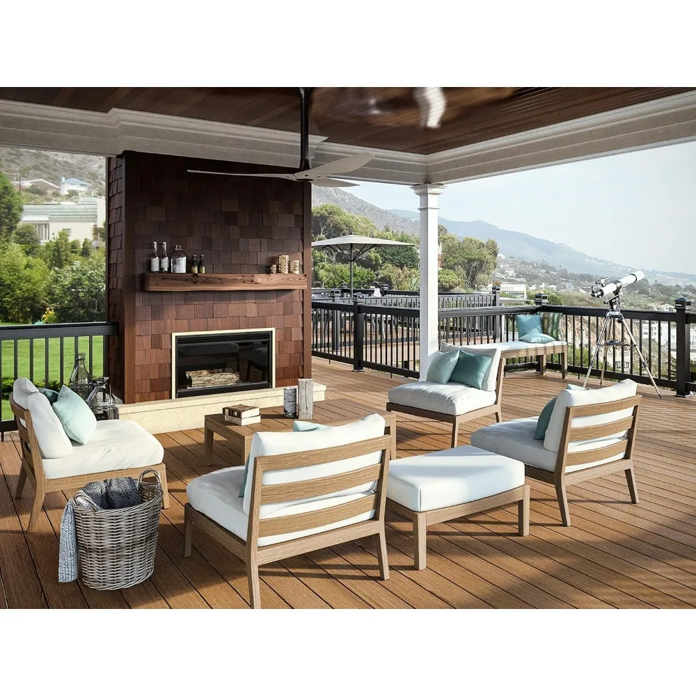 100-Piece Deck Baluster Set with End Caps and Screws - 26-Inch Rectangle Hollow Metal Railing Spindles for Decks