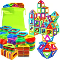 Large Magnetic Building Blocks Set for Kids - STEM Educational Toy, Ages 3-6, Perfect Birthday Gift, Random Colors