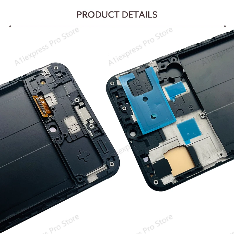 Ekran LCD do Samsung Galaxy A50 A505 Wyświetlacz LCD Ekran dotykowy Digitizer Zespół z ramką A505F A505G A505W A505X A505U Część — zdjęcie produktu 6