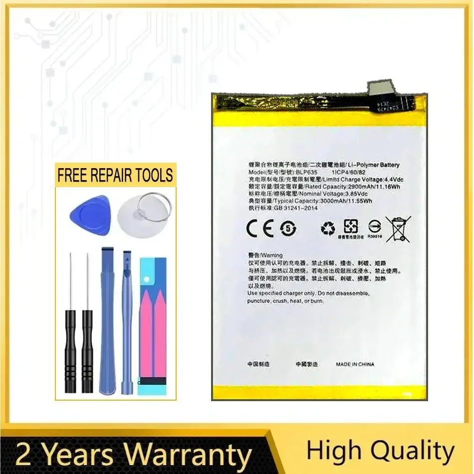 

BLP635 Battery For Oppo R11 R11T R11S R11M Mobile Phone