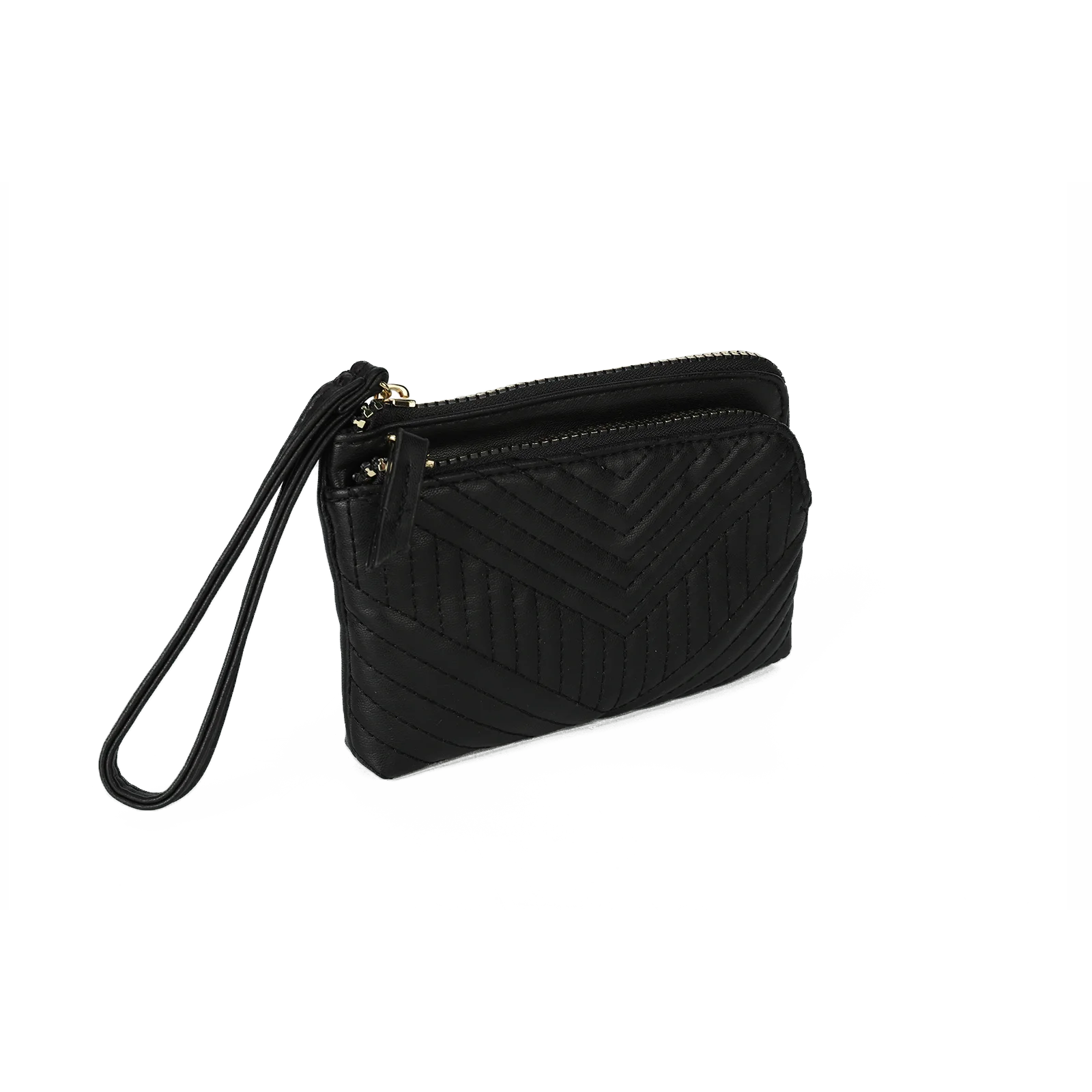 AFKOMST Moda Curta Mulheres Carteira Qualidade Bolsas Femininas Coin Purse Titular do cartão Double Zipper PU Leather Mini Wallet