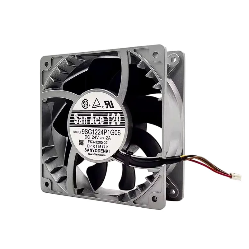 NEW ORIGINAL 9SG1224P1G06 24V 2A 12038 120*120*38mm 12cm COOLING FAN RADIATOR