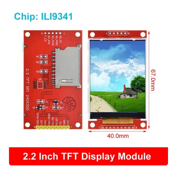 Boyi Technology 1.44/1.8/2.0/2.2/2.8 inch Serial TFT ST7735 ILI9341 SPI LCD Touch Colour Display Module