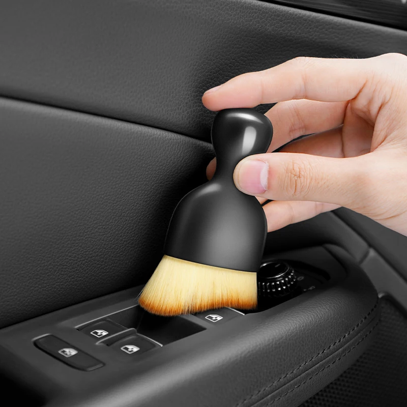 Carro Detalhando Poeira Escova Console Centro Interior Ferramentas De Limpeza Air Outlet Home Office Duster Remoção Escovas Acessórios Do Carro