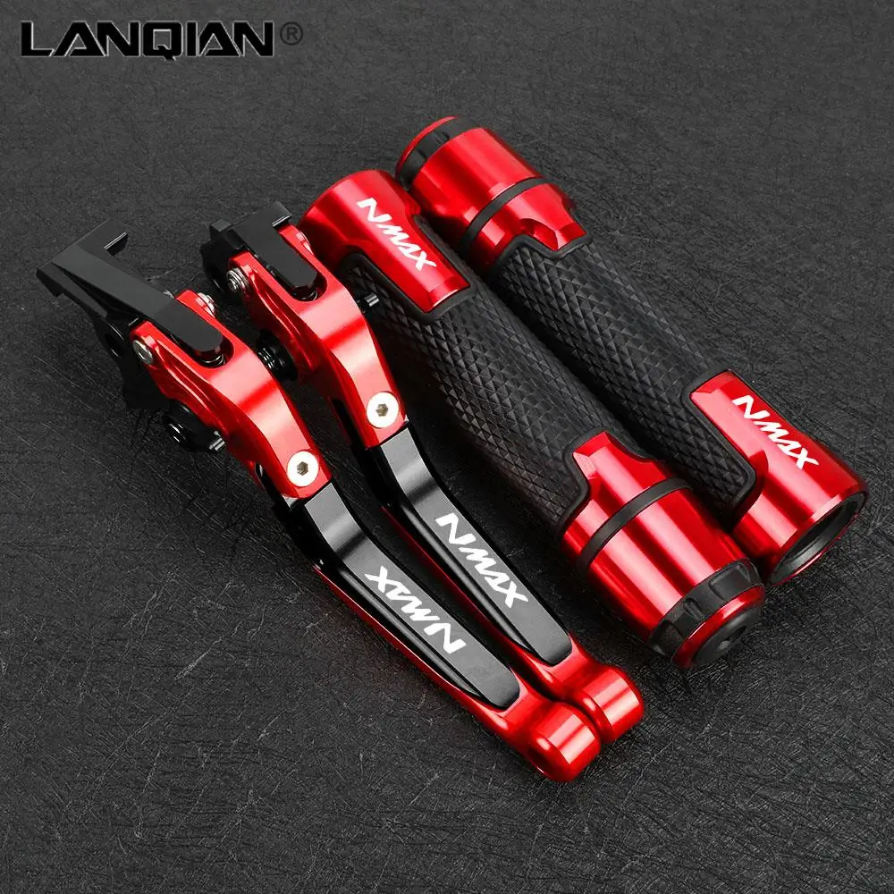 For YAMAHA N-MAX NMAX 125 155 150 NMAX125 NMAX155 2015-2020 2021 2022 2023 Brake Clutch Levers Handlebar Grip Handle Hand Grips