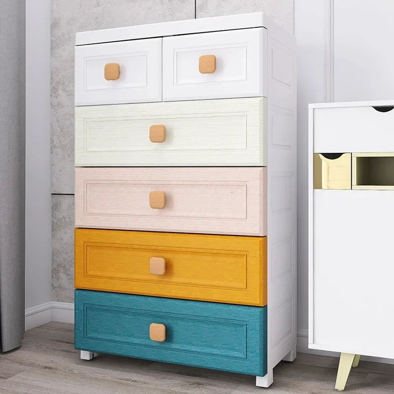 

Утолщенный шкаф для хранения. Пластиковый шкаф для хранения. Органайзер для хранения. Детский шкаф с повышенным и глубоким выдвижным ящиком.