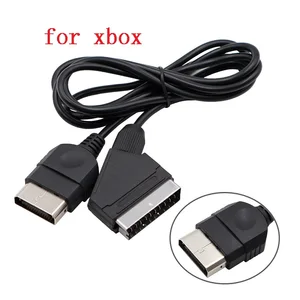 1.8m RGB Scart Cable For PS2/PS1/PS3/SEGA Mega Drive1/MD2/DC Dreamcast/Saturn/XBOX/XBOX 360 Retro Video Game Consoels 8 best sales scart - №1