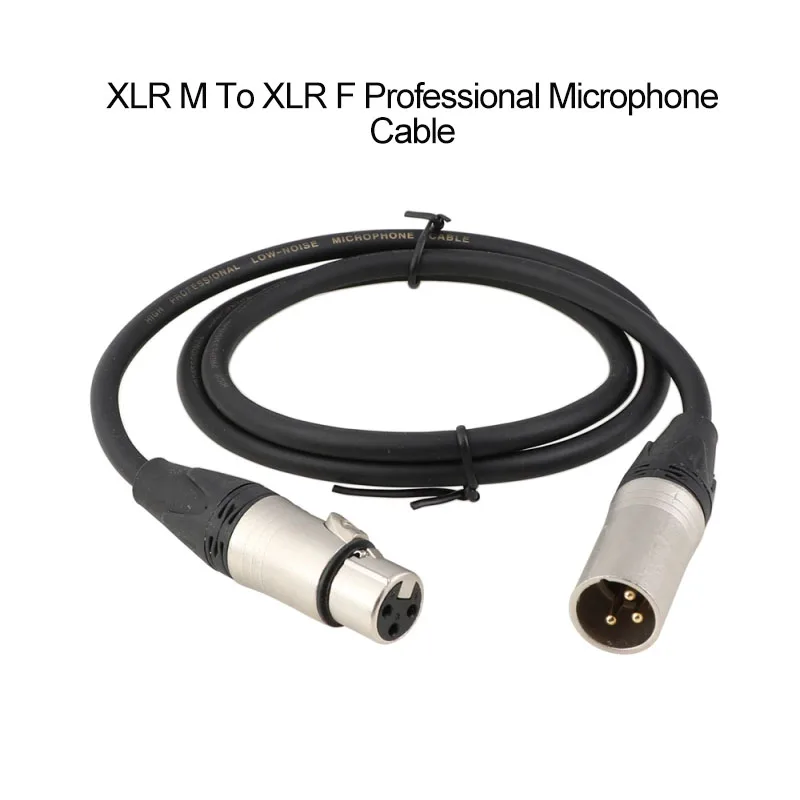 CAMVATE 오디오 케이블 XLR M-XLR F 전문 홈 스튜디오 범용 사용을 위한 전문 마이크 케이블
