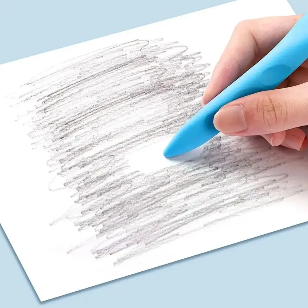 3PCS/Box Double Head Hole Eraser Large Size Posture Correction Pencil Eraser Durable Kawaii Traceless Eraser Children Gift