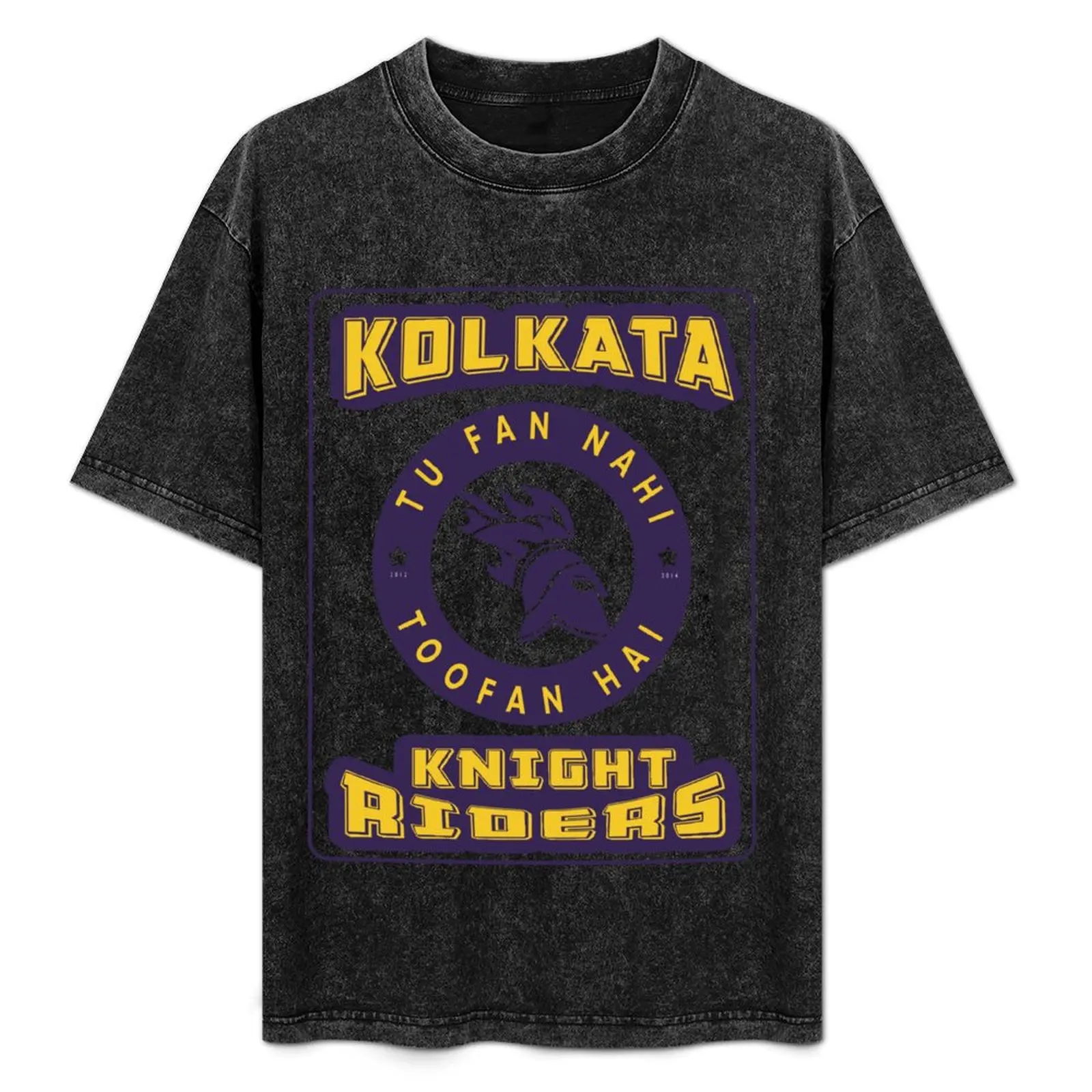 KKR Kolkata Knight riders T-Shirt sports fans vintage graphic tee customizeds plain t shirts for men cotton