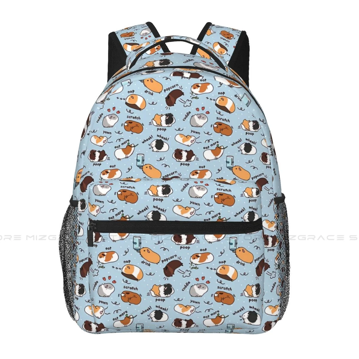 Guinea Pig Daily To Do List Backpack for Girls Boys Capybara Guinea Pig Travel Rucksack Daypack for Teenage School Laptop