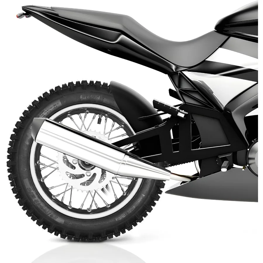 

Dirt Pit Monkey Bike 80 10012 Tire and Rim Assembly with Inner Tube 18.5 Inch Disc Brake Rim for Rear Wheel in OffRoad Motorcyc