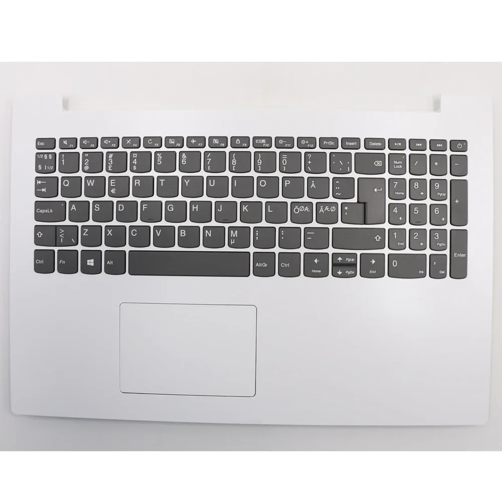 

New Original C-cover with keyboard for Lenovo 330-15AST IKB Laptop Palmrest Upper Case ASM W/KB L81DC WH NORDIC 5CB0R16588