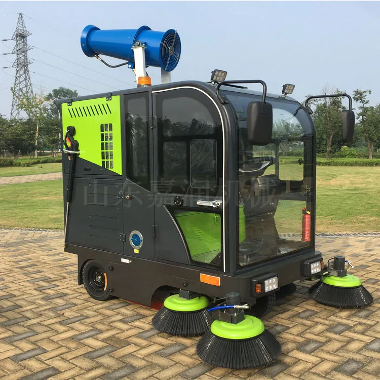 HCY Sweeping and cleaning all-in-one machine, ride-mounted flushing and sweeping all-in-one machine, road, community sweeper