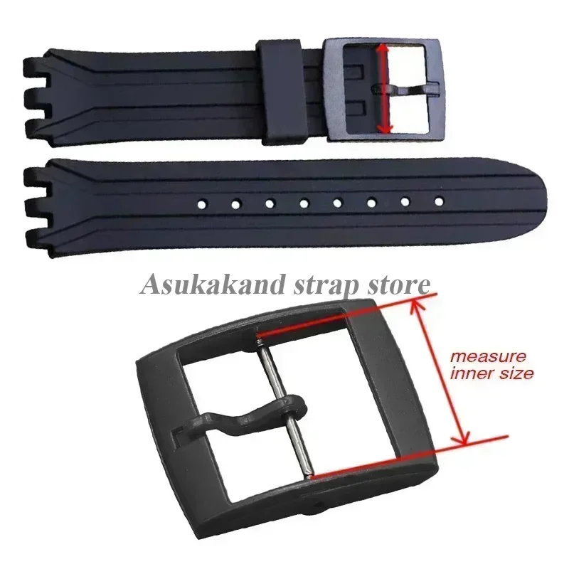 ل سواتش حزام 1 قطعة ساعة بلاستيكية المشبك 16 مللي متر 19 مللي متر 20 مللي متر الملونة حزام (استيك) ساعة دبوس مشبك المرأة ون ساعة زر اكسسوارات