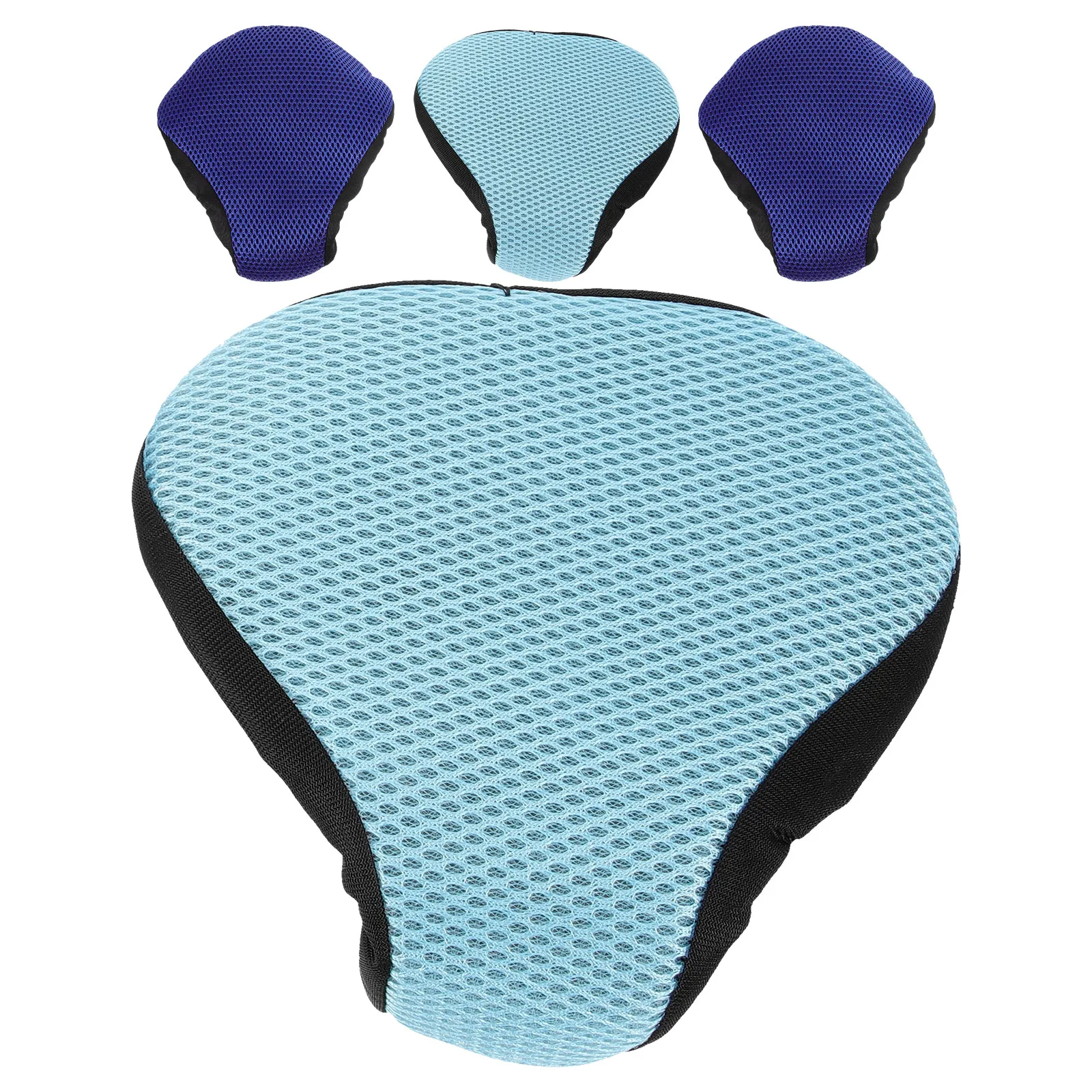

4Pcs Thickened Bike Saddle Cover Comfortable Seat Cushion Non-Skid Breathable Cycling Pad for Long Distance Riding