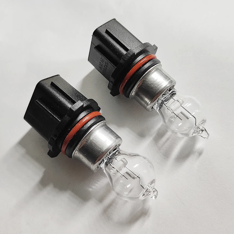 2Pcs Warm White PG18.5d-3 PSX26W Halogen Bulbs Suitable For Car Driving Lights DRL Front Fog Lamp 4300K Quartz Glass 12V/26W