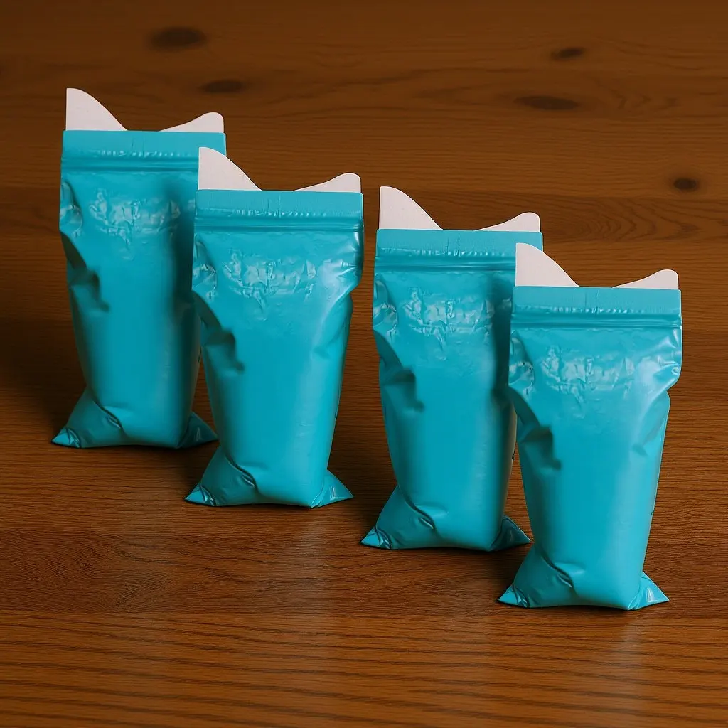 4Pcs Portable Urinal Bags 700Ml Leakproof Disposable Pee Bags for Car Road Trips Camping Emergency Toilet for Men Women Adults