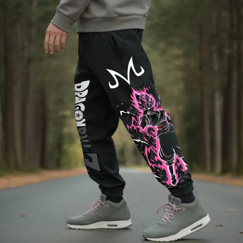 

Dragon Ball Fashion New Hot Animation Peripheral Pure Cotton Loose Trousers American Men's and Women's Hip-hop Sports Leggings