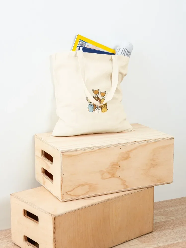 Fantastic Mr. Fox Fam Tote Bag shopper bag women canvas Women's shopping bag luxury women great