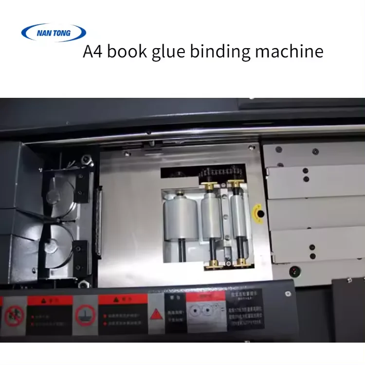 Máquina de encuadernación automática de pegamento termofusible