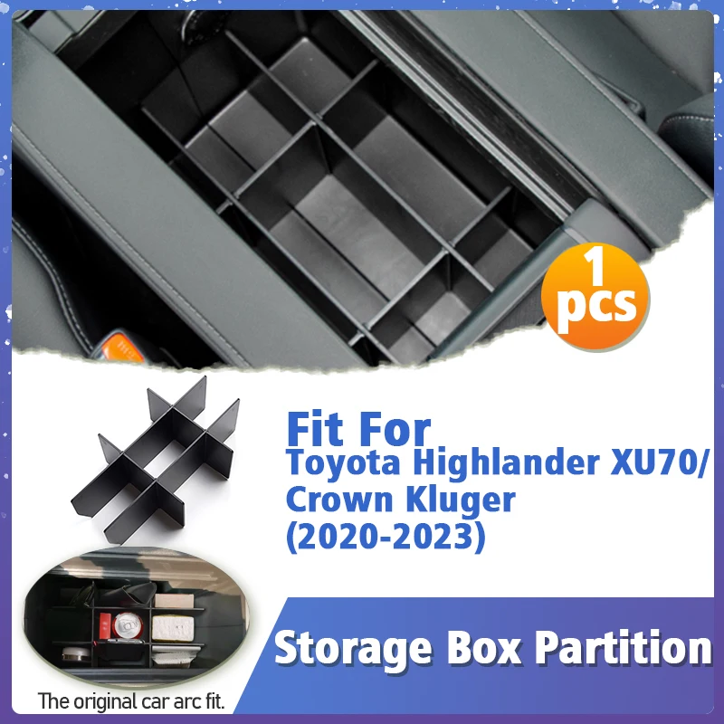 

For Toyota Highlander Crown Kloger 2020 2021 2022 2023 Storage Box Partition Replacing The Organizer Compartment Accessories