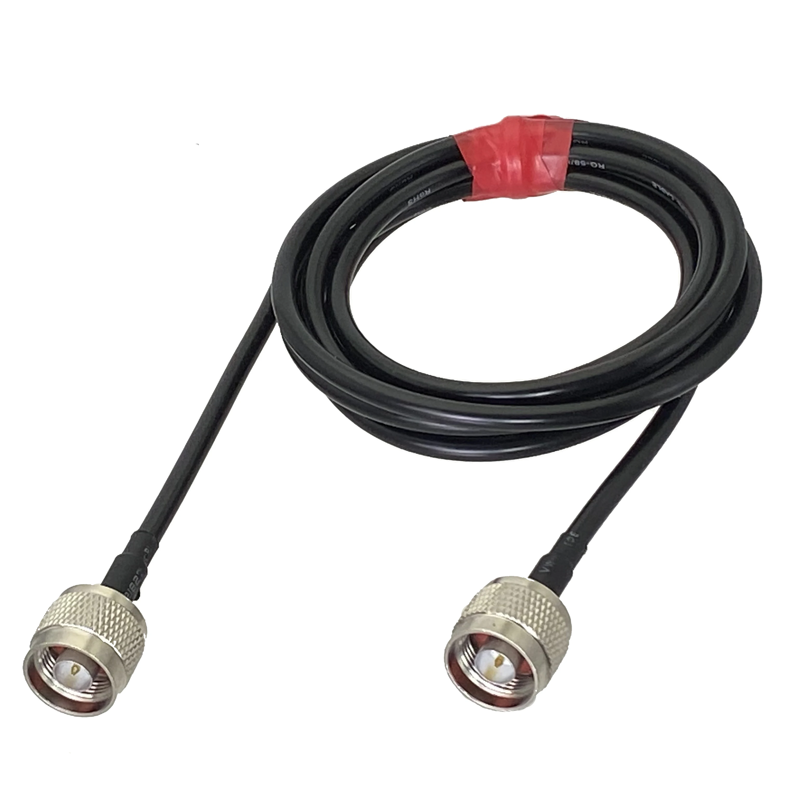 

RG58 RF pigtail N male plug pin to N male Plug Connector RF Coaxial straight Cable jumper Wire Terminals 4inch~30M