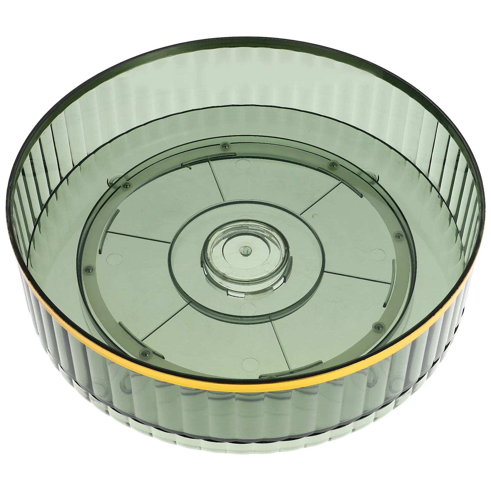 

Green Rotating Desk ganizer Multi function Storage Tray Plastic Spice Makeup Household Kitchen Countertop