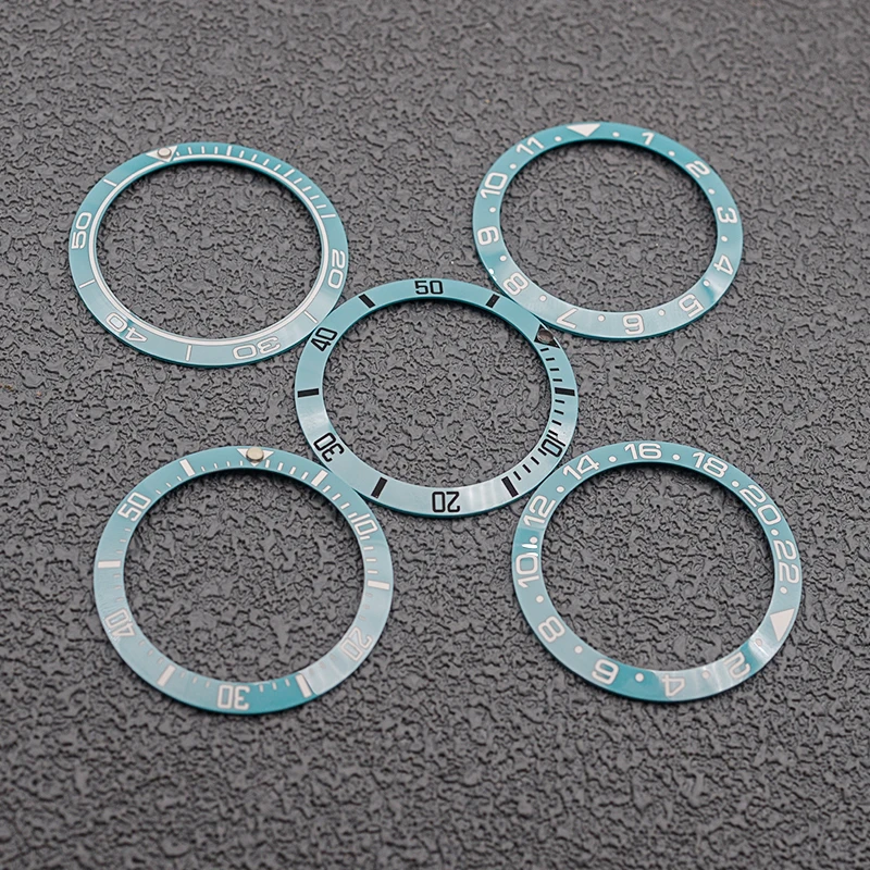 Seiko 38 مللي متر بحيرة الأزرق السيراميك ساعة الحافة إدراج حلقة القطر الداخلي 30.5 مللي متر يناسب SKX007 SKX009 الغوص ساعة حالة استبدال جزء