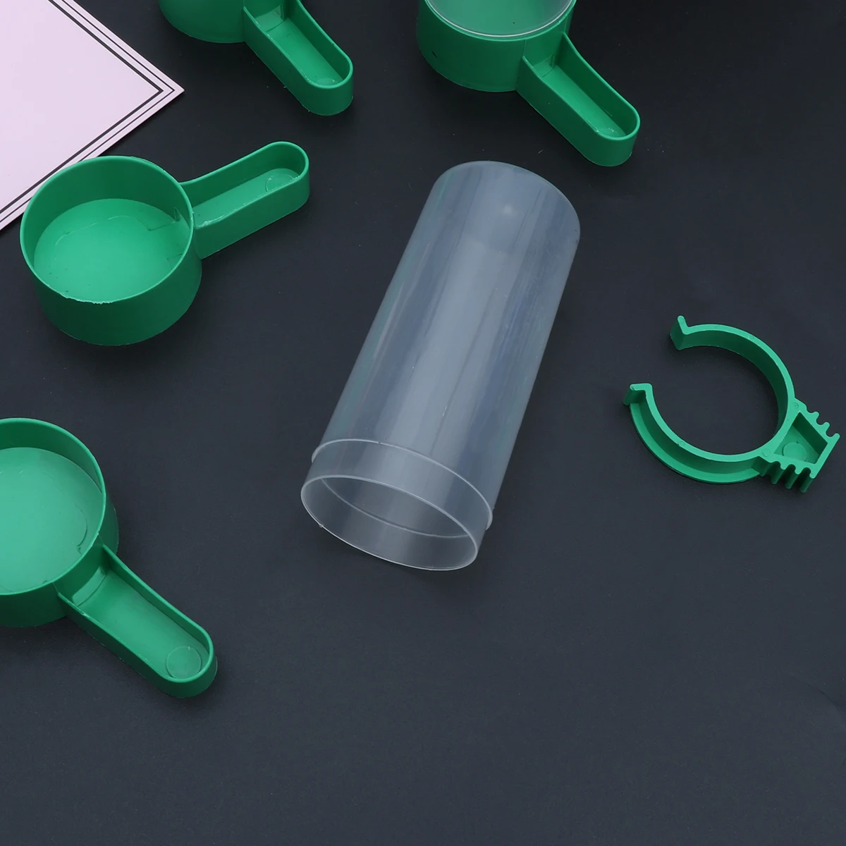 

5pcs Bird Drinker Bowl For Small Birds Automatic Drinking Feeder Durable Plastic Water Dispenser No Mess Cage Wall Mount Budgie