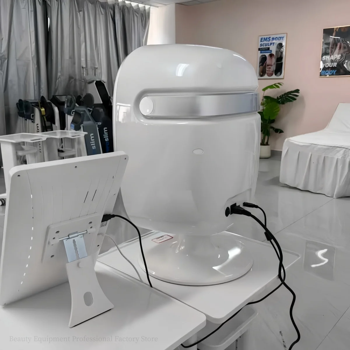 AISIA O1 新型3D顔肌分析器 8スペクトルイメージングAIスマート肌分析スキャナー 15.6インチ 3000万画素