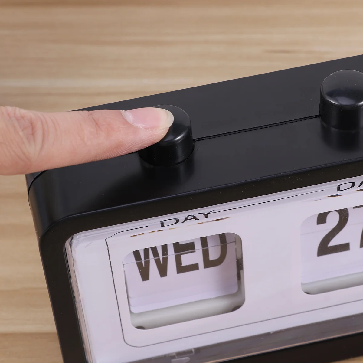 

Clock Manual Date Week Display Simple Design Accurate Timekeeping for Bedroom Office Kitchen Time Clock