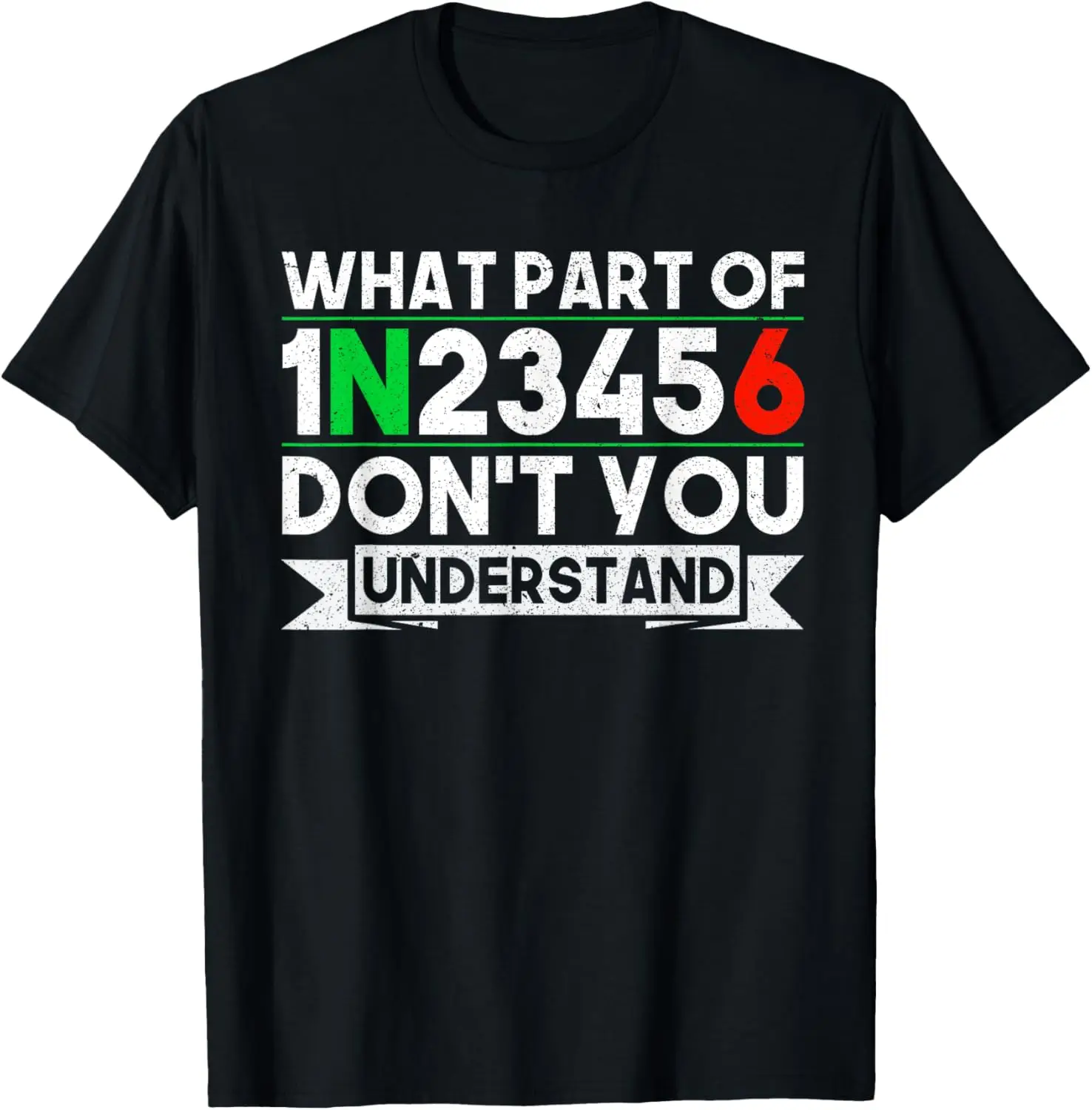 

1N23456 Motorcycle Shift Biker Motorcyclist T-Shirt Motorcycle