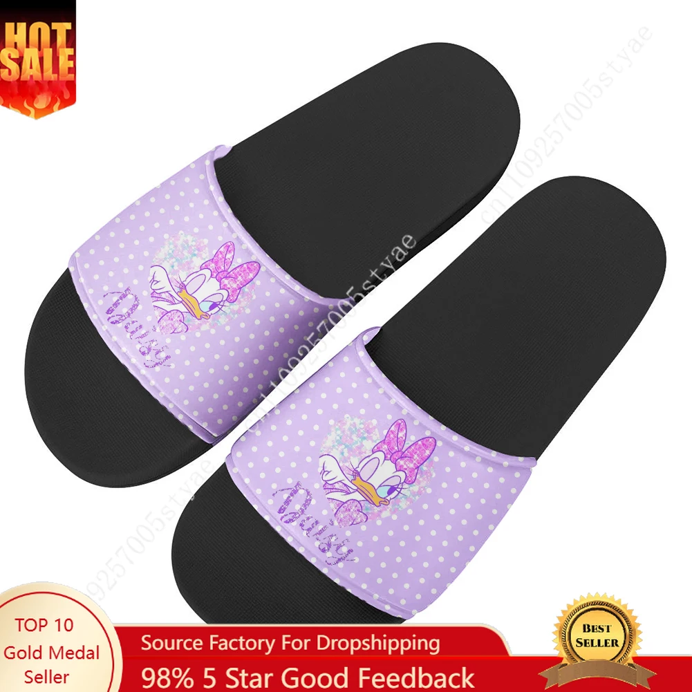 

Disney Daisy Duck Sandals Home Slippers Water Shoe Mens Womens Fashion Bathroom Beach Swimming Pool Shoes Custom Slipper