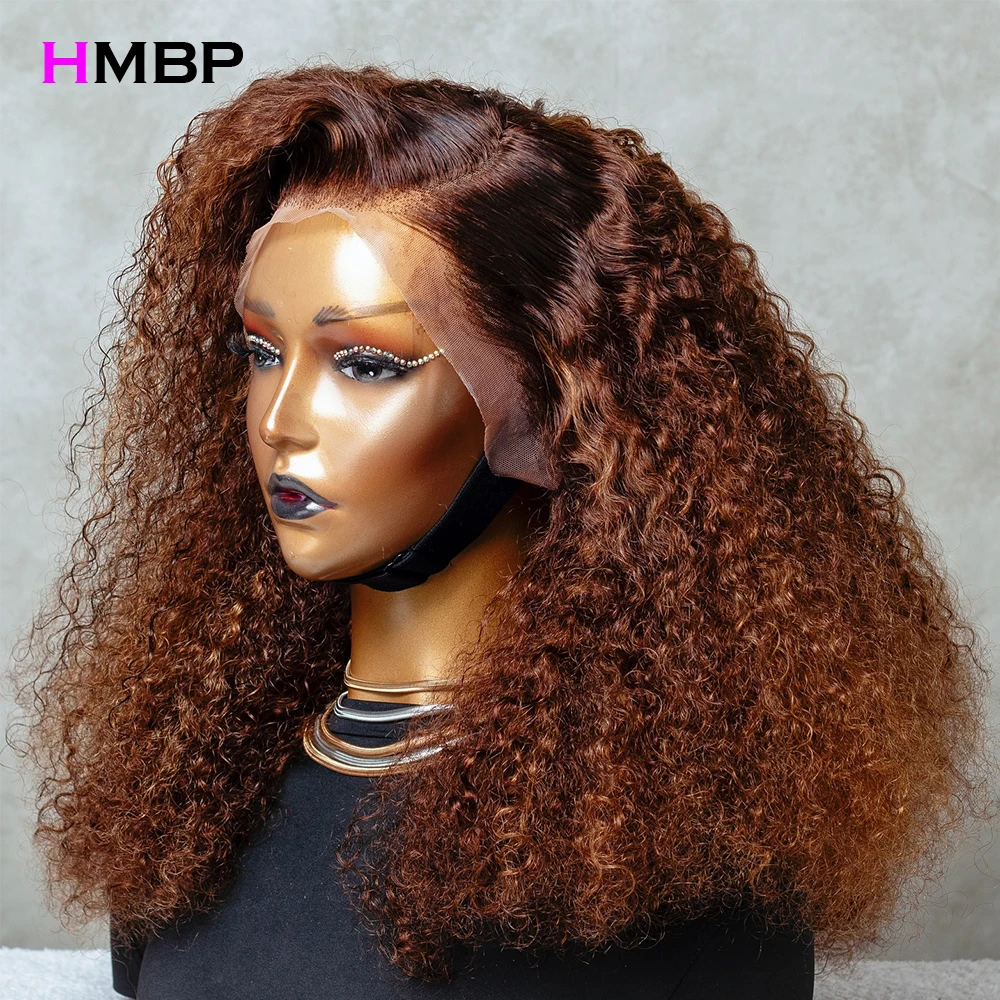 أومبير اللون 360 Hd الدانتيل الباروكة الأمامية 400 الكثافة الأفرو شعر مستعار شديد التجعد غلويليس الدانتيل الباروكة الأمامية شعر الإنسان جاهز للذهاب للنساء #2