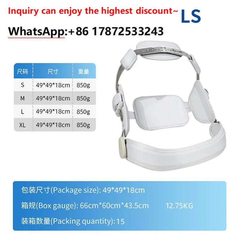 Hot selling spinal side bending over extension support, thoracolumbar spine fixation and protection device