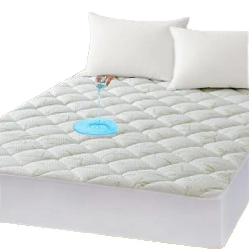 

Noiseless Premium Bamboo Mattress Protector Waterproof Soft Breathable Pad Cover